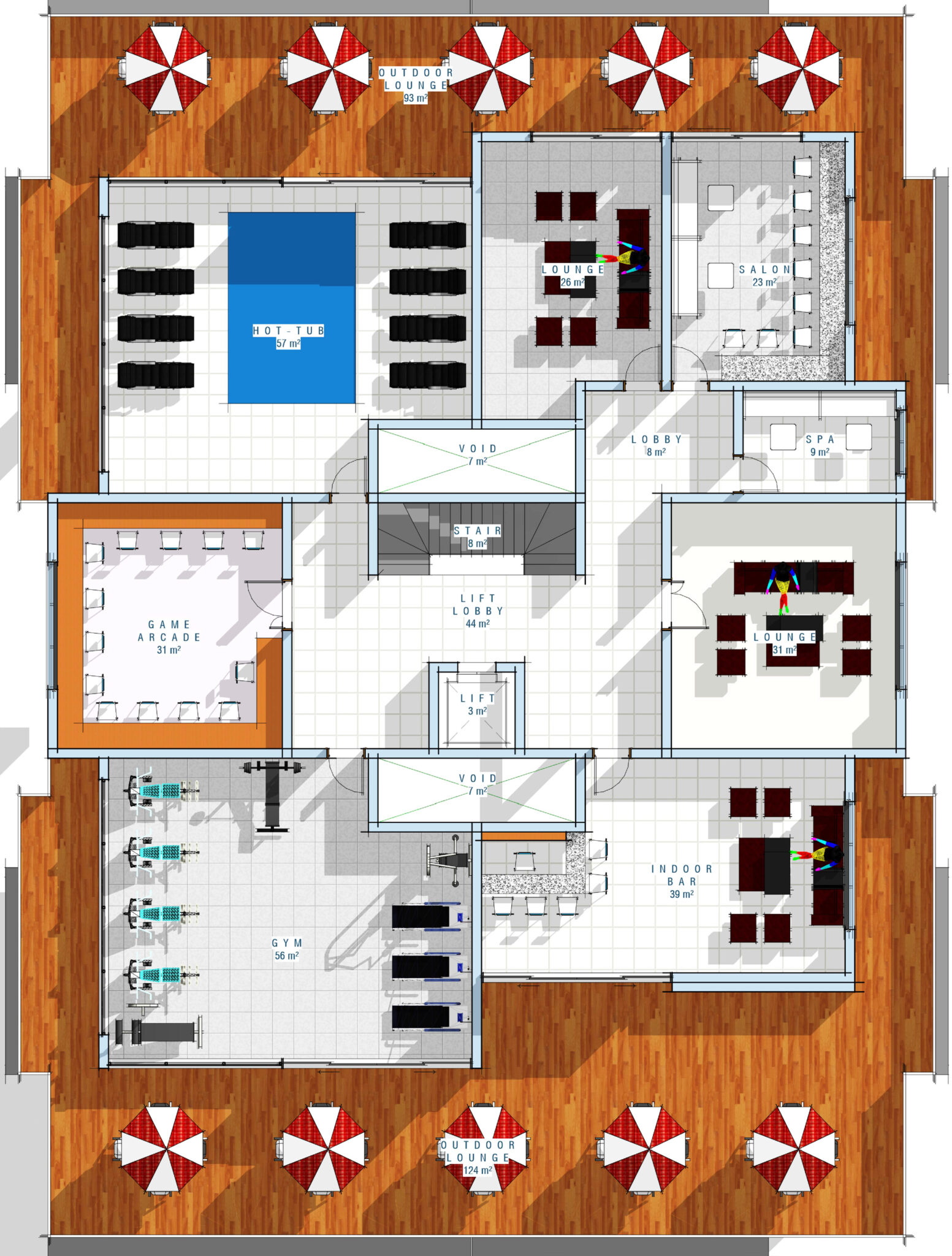 GCC 5 EXTENSION PENT FLOOR PLAN