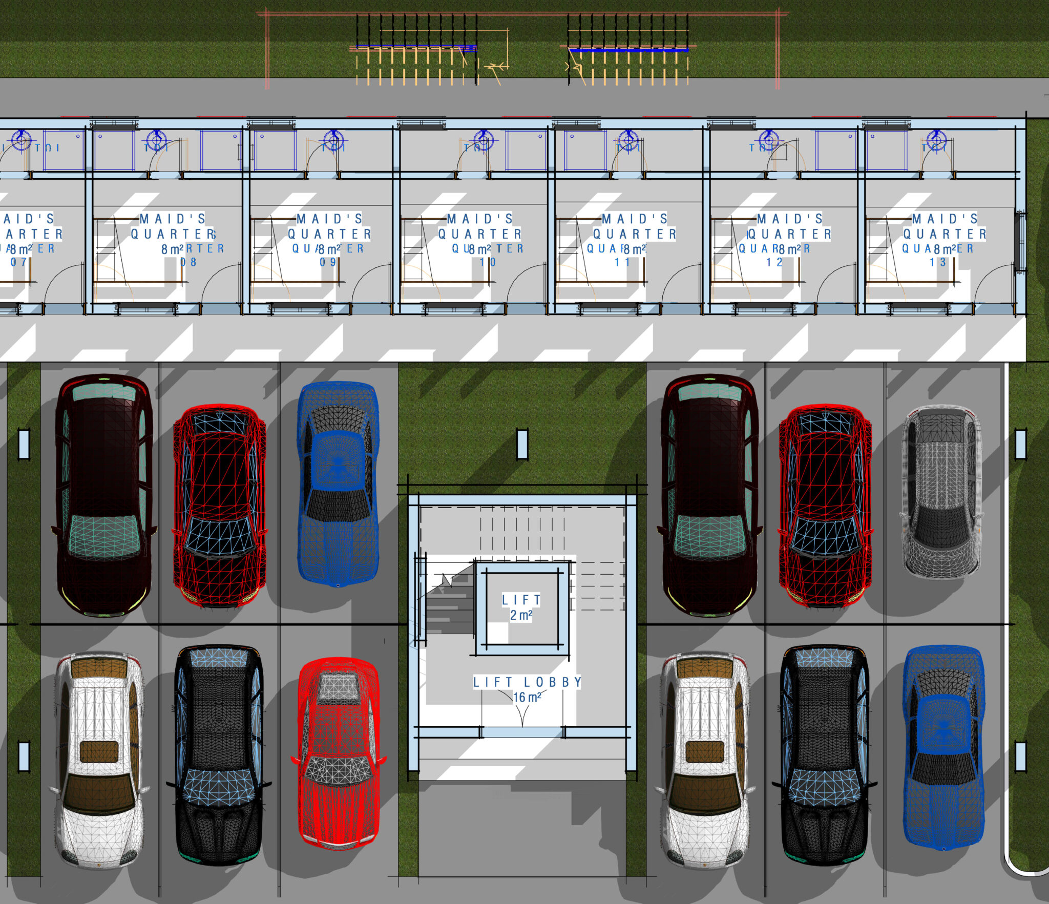 GROUND FLOOR PLAN ( BLOW UP 2 )